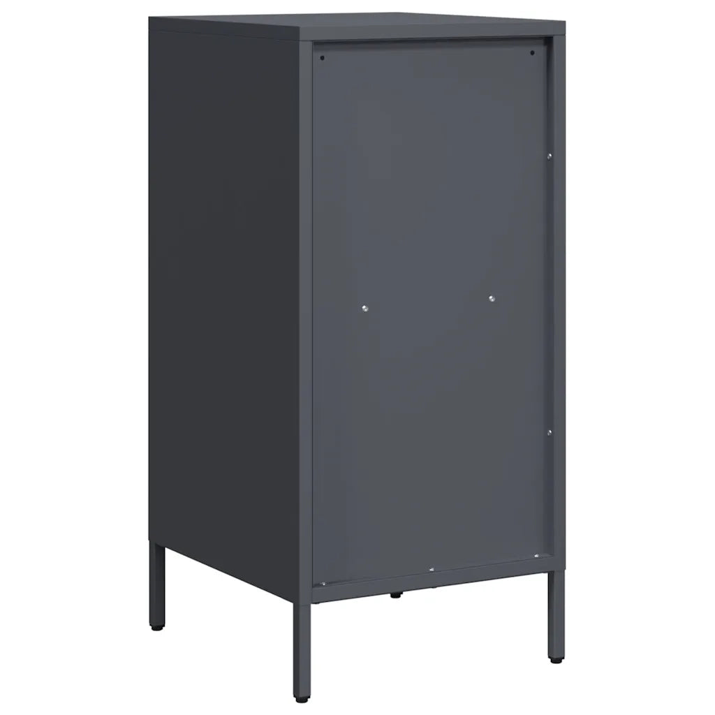 Credenza Antracite 35x39x73,5 cm in Acciaio Laminato a Freddo 851354
