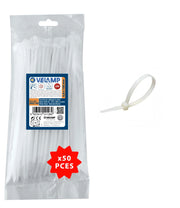 Fascette bianche in nylon 6,8x150 50pz