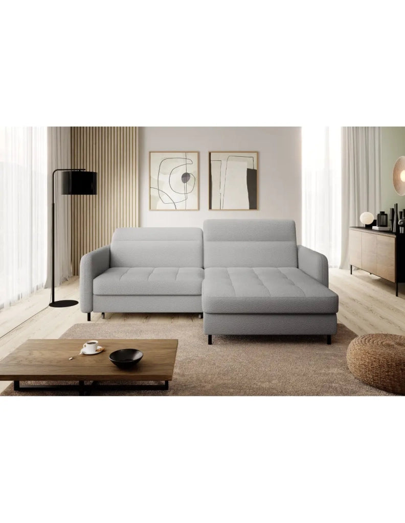 Divano ad angolo collezione GOUMSI colore Grigio chiaro
