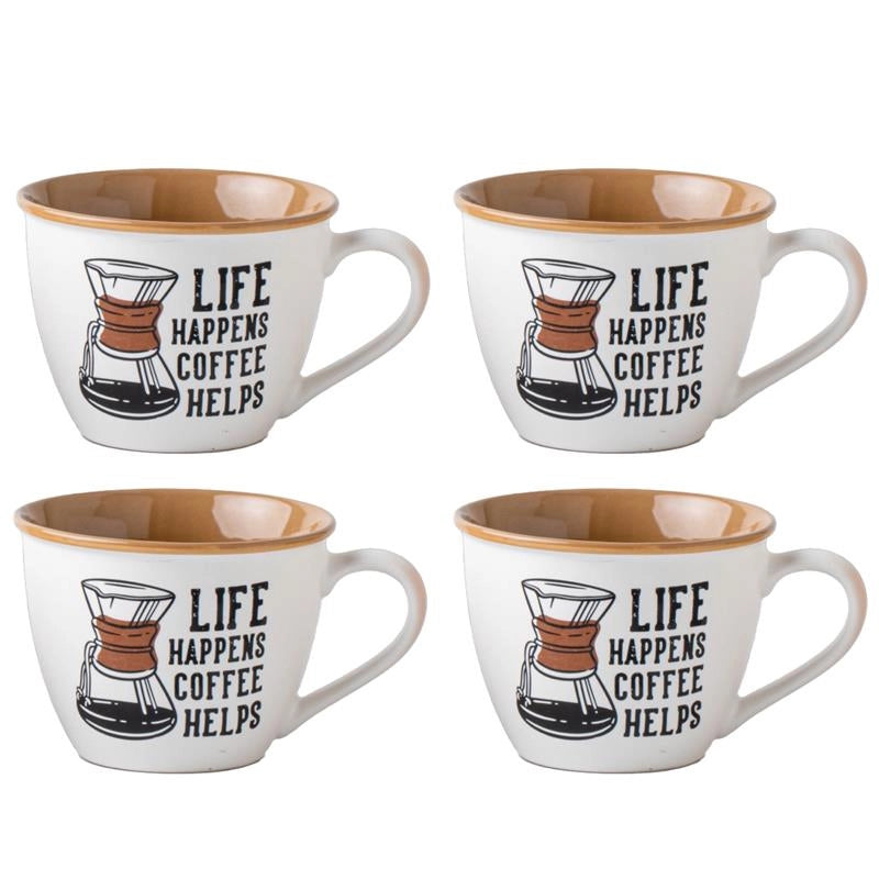 MAURY'S TAZZA DEISGN CAFFE DA 550 CC IN DISEGNO ASSORTITO