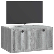 Mobile TV da Muro | Armadietto TV | Mobile Porta TV Grigio Sonoma 59,5 x 41 x 30 cm