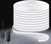 Strisce LED 10 metri freddo bianco regolabile 3000K IP65 impermeabile fascia di luce flessibile per interni ed esterni - decorazione per cucina e casa