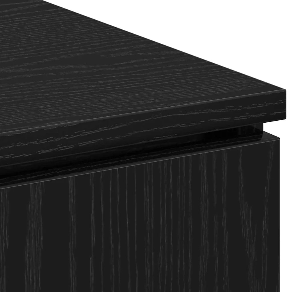 Mobile TV Rovere Nero 100 x 38 x 49 cm Legno multistrato 869667