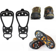 Anti-slip per le scarpe da trekking con 8 punte in acciaio, manubri antislip, staffe, scarpe da trekking outdoor, antislip, piastrine antislip, adatte per fango bagnato, ghiaccio e neve, codice prodotto: 123456, modello: ABC123.