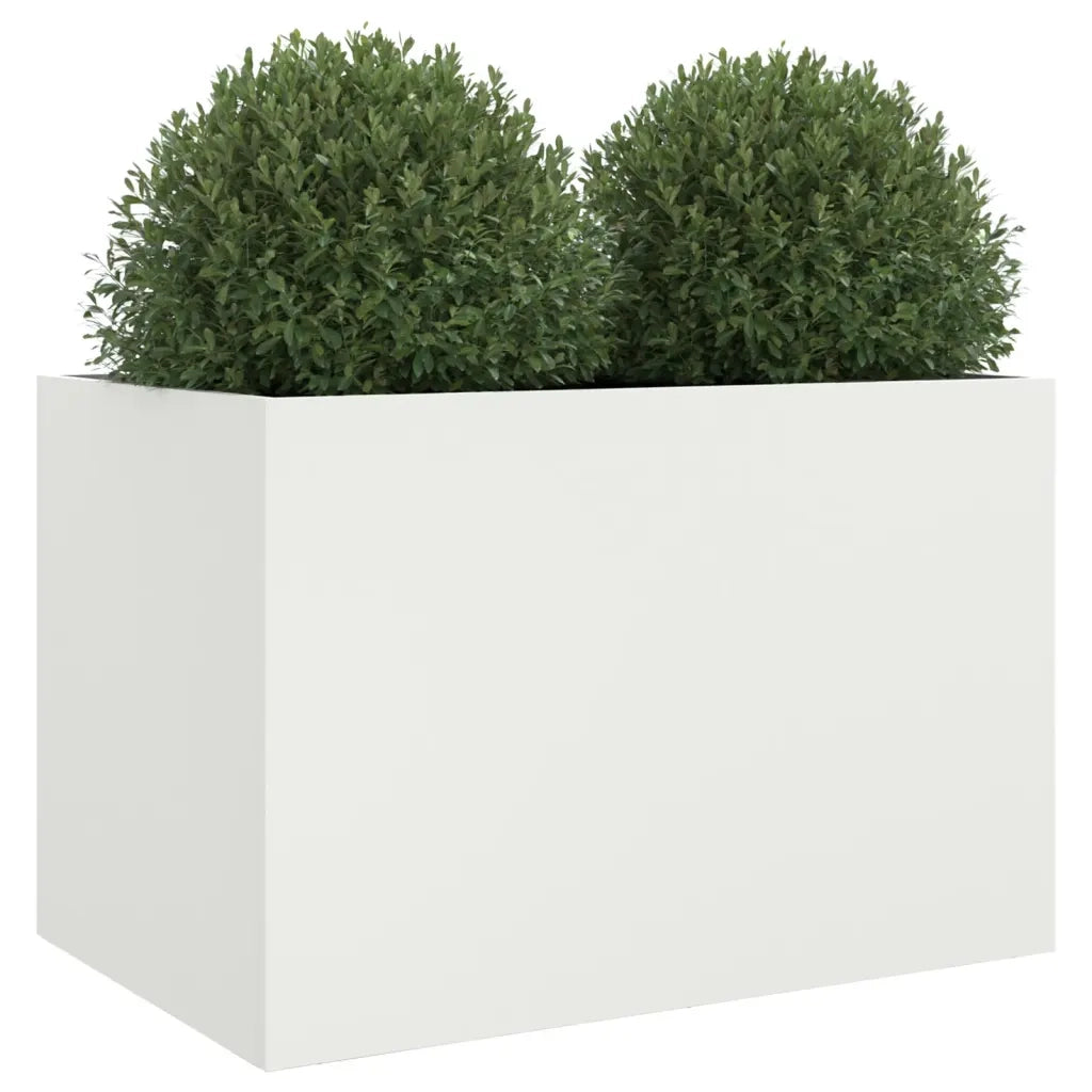 Fioriera Bianca 62x47x46 cm in Acciaio 841602
