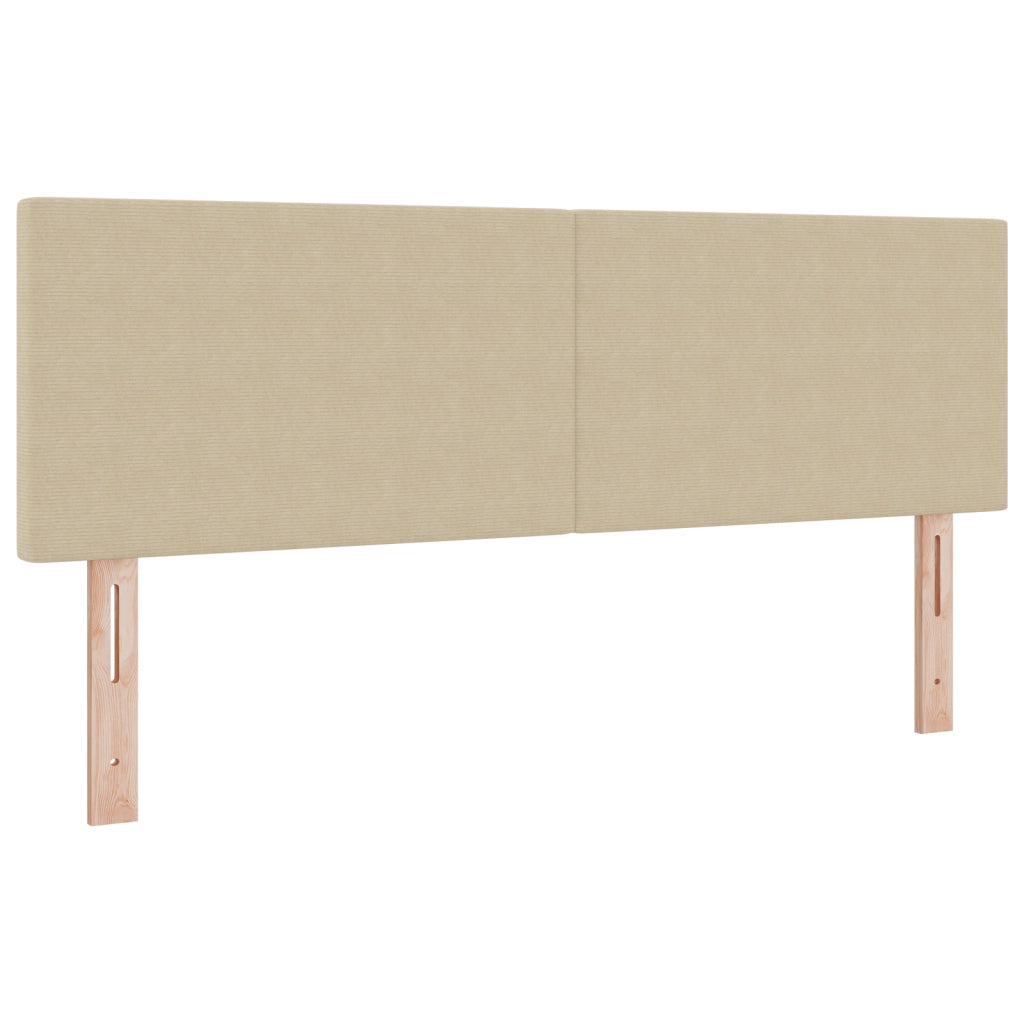 Testiera Design Semplice Verde Chiaro Grigio 140 cm in Velluto
