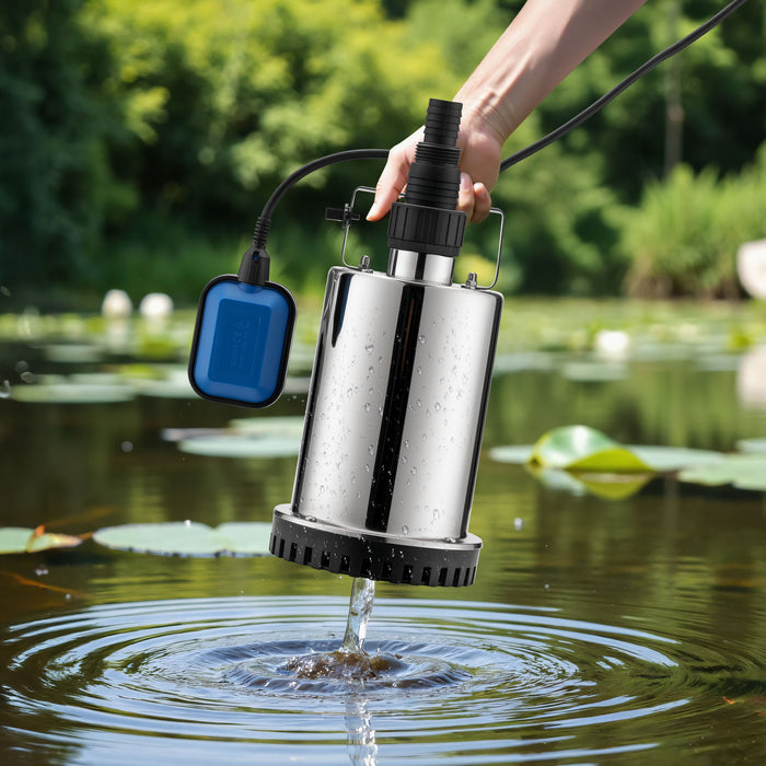 Pompa sommersa acque nere 7500l/h 400W Elettropompa a immersione per acque reflue