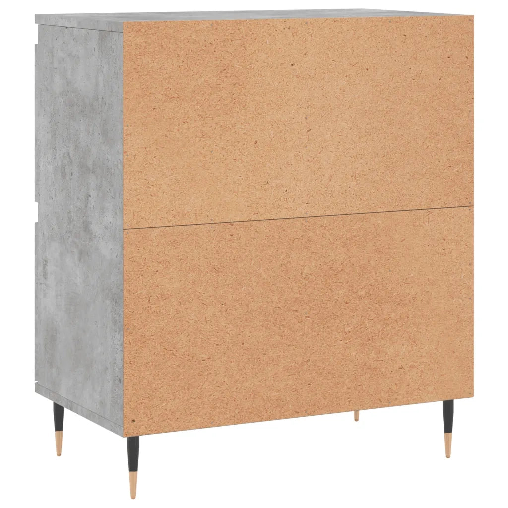 Credenze 2 pz | Madia | Buffet da pranzo | Armadio da pranzo Grigio Cemento in Legno Multistrato