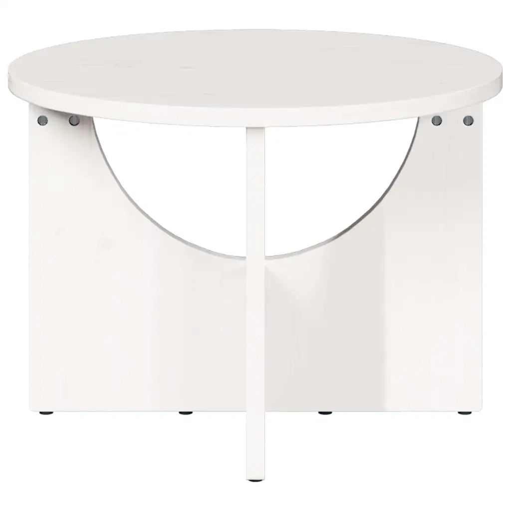 vidaXL Tavolino da salotto Bianco 50 x 50 x 35 cm