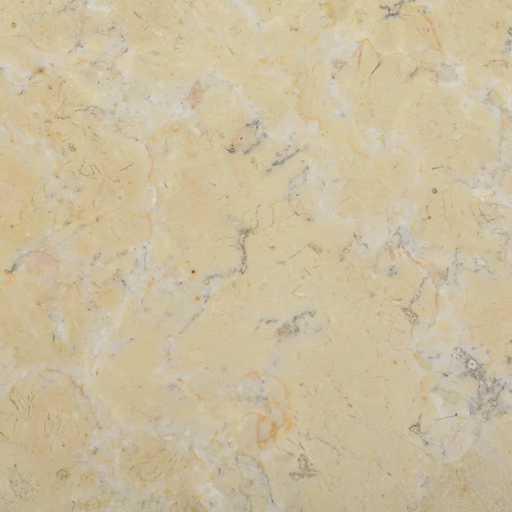 Piano per Tavolo | Superficie Tavolo | Piano Scrivania Crema ?40x2,5 cm in Marmo