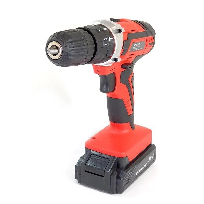 TRAPANO AVVITATORE PERCUSSIONE CON BATTERIA 20 V 1500 MAH BATTERIA  20 VOLT - MARCA ASSORTITA TRA HIGH-TECH