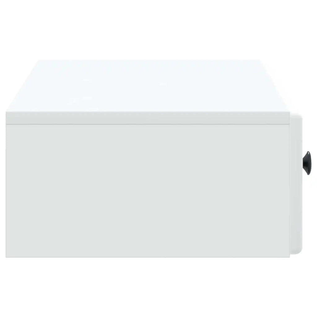 Tavolino da Parete Laterale Bianco 87,5 x 34,5 x 17 cm 899175