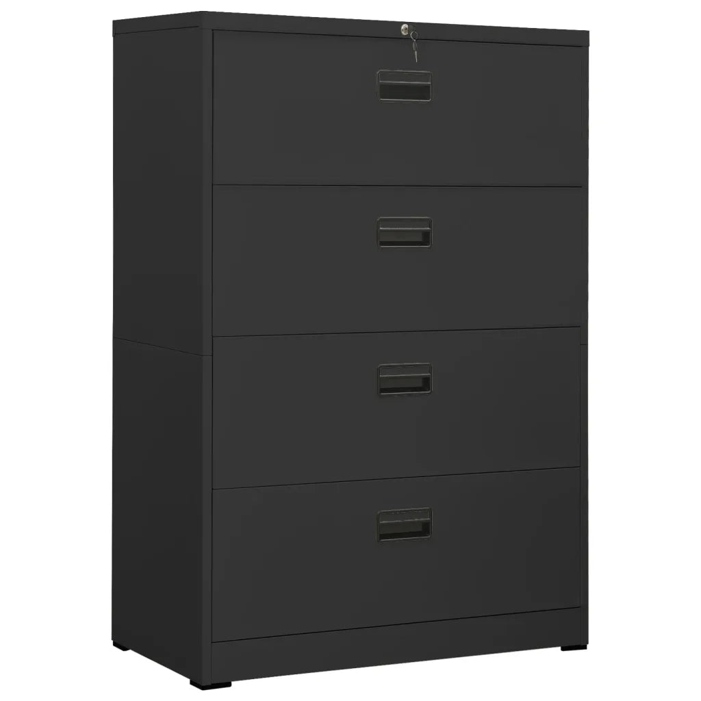 Armadio Classificatore Antracite 90x46x134 cm in Acciaio cod mxl 65340