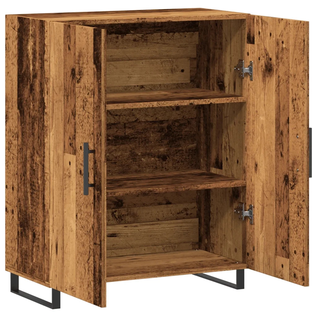 Credenza-Buffet-Armadio da cucina Legno Antico 69,5x34x90 cm in Legno Multistrato 948348