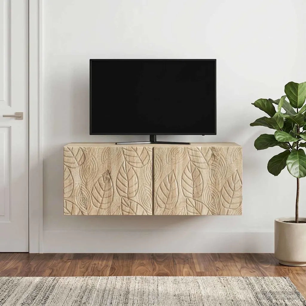 Mobile Porta TV da Muro 78,5 x 31 cm Rovere Sonoma 898887