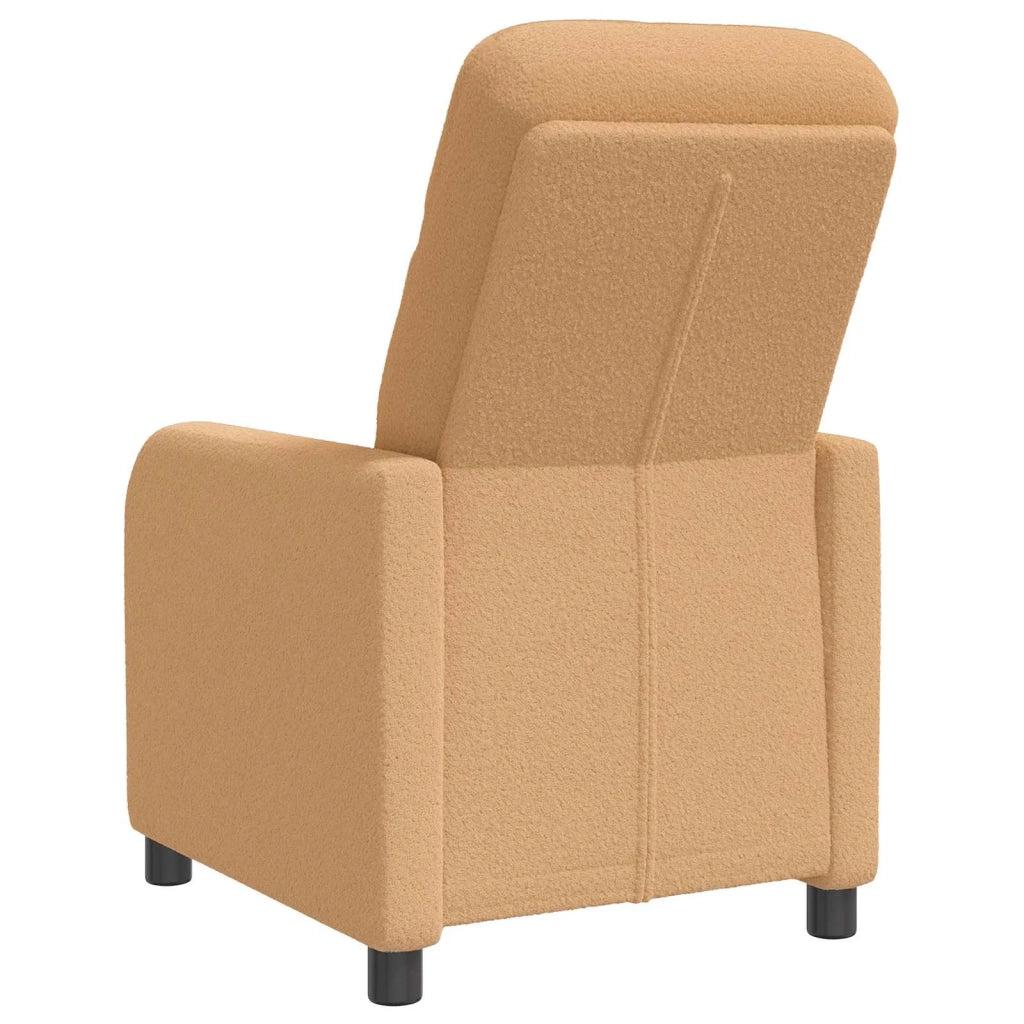 Divano Sedia-Poltrona reclinabile Beige Boucl¨¦
