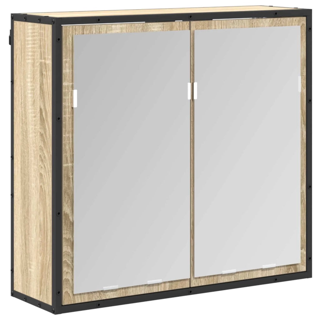 Set di mobili per il bagno Rovere Sonoma Legno multistrato