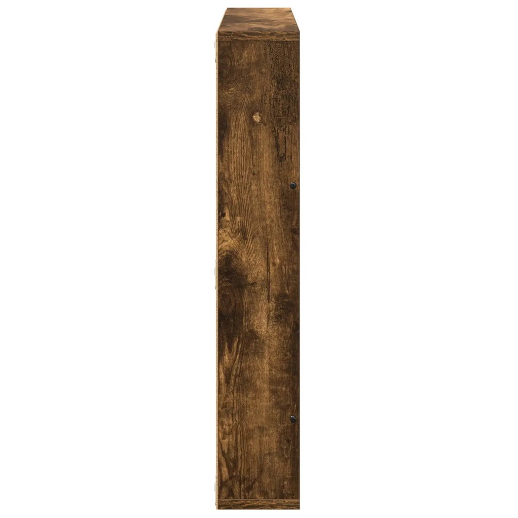 Scaffale per riviste 2 pcs Rovere fumé 60 x 12 x 70 cm 890833