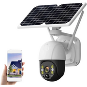 Telecamera Wifi da Esterno Senza Fili con Pannello Solare