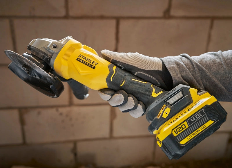 Stanley FatMax V20 SFMCG710M1T-QW Smerigliatrice Angolare 18V Brushless 125 mm + 1 batteria da 4Ah e valigetta Pro-Stack
