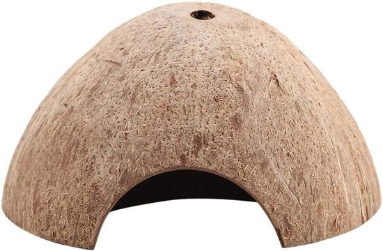 Scaglie di cocco sicure - Nascondigli per animali domestici e protezione - Decorazioni per acquari per piccole lucertole, ragni, pesci - Nascondigli per rettili e anfibi.