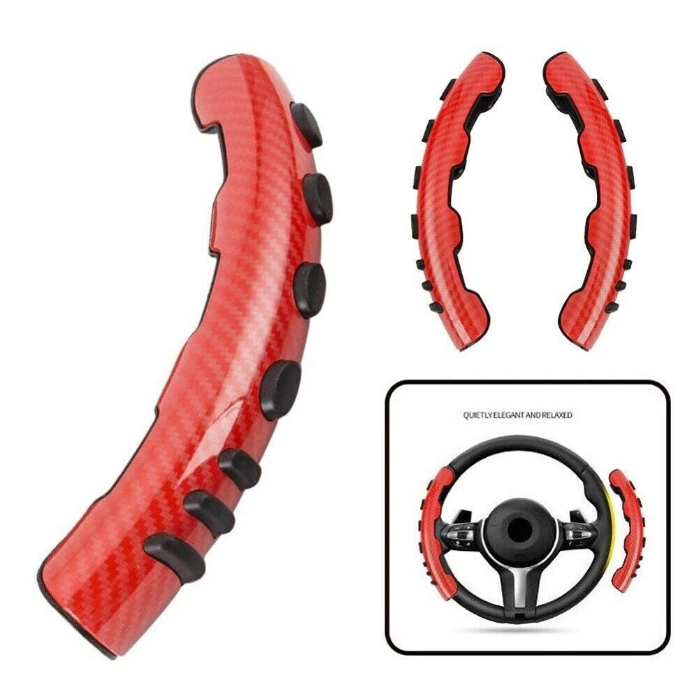 Trade Shop - Set 2 Coprivolante Auto Sportivo Universale In Fibra Abs Copertura Anti Scivolo -