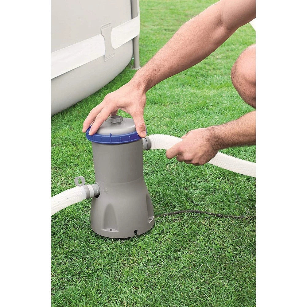 Trade Shop - Pompa Di Filtraggio A Cartuccia Ii Da 3.028 Lt/h Per Piscine Fuori Terra 58386 -