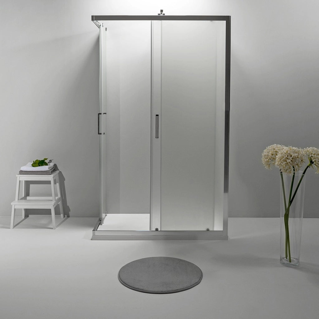 Box Doccia Elite Tre Lati 80x120x80 Cm Scorrevole Opaco