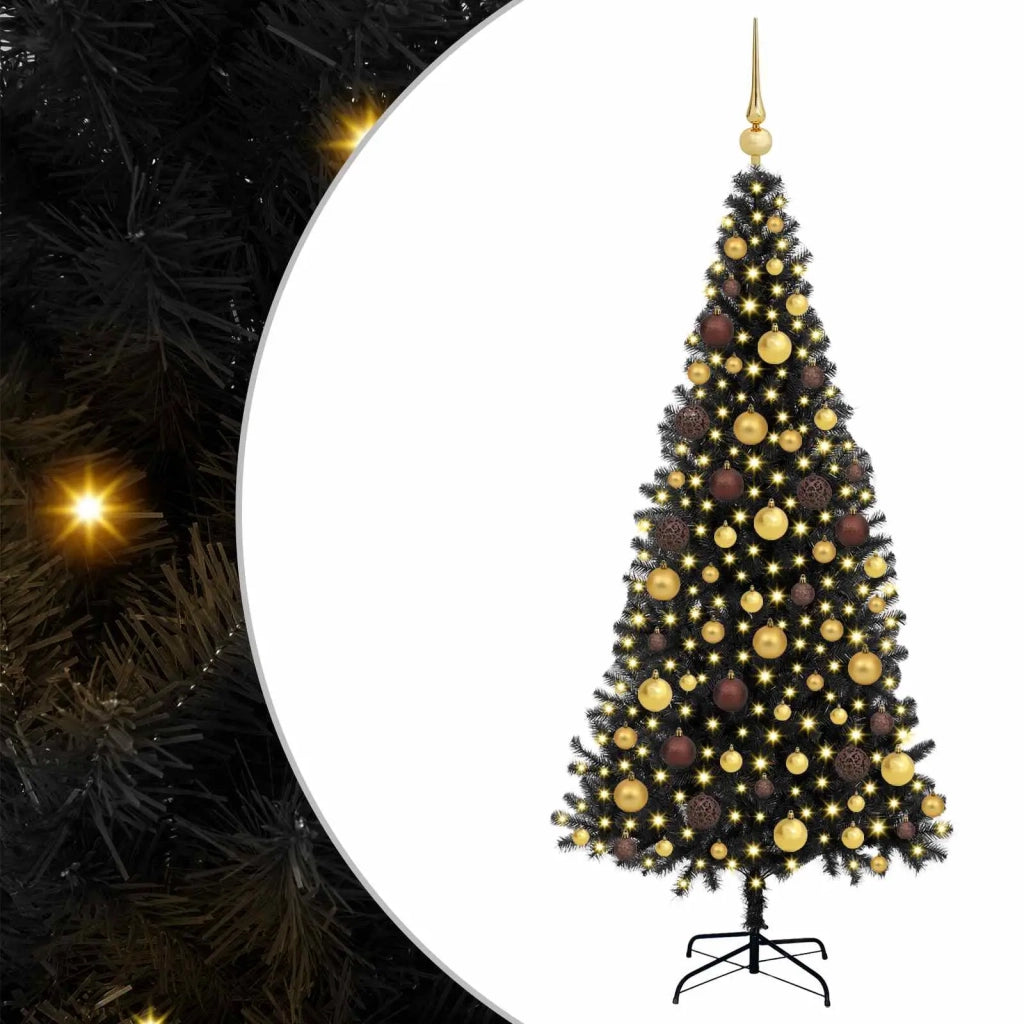 Albero di Natale Nero 180 cm PVC 3396475