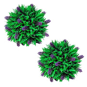 Set Palle di Bosso Artificiale 2 pz con Lavanda 28 cm 41623