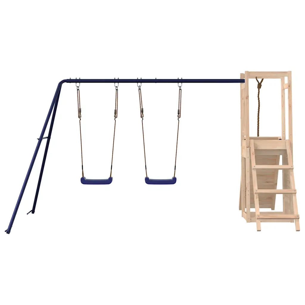 Set da Gioco da Esterno in Legno Massello di Pino 3155921