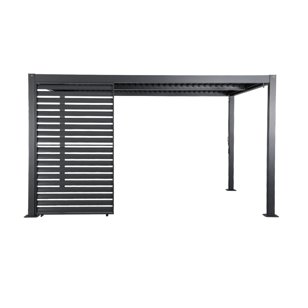 Persiana 1.3m in alluminio per pergola bioclimatica , antracite
