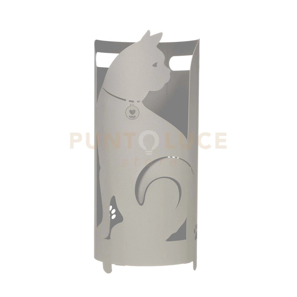 porta ombrelli da ingresso originale gatto Fango in Ferro 23x55cmh