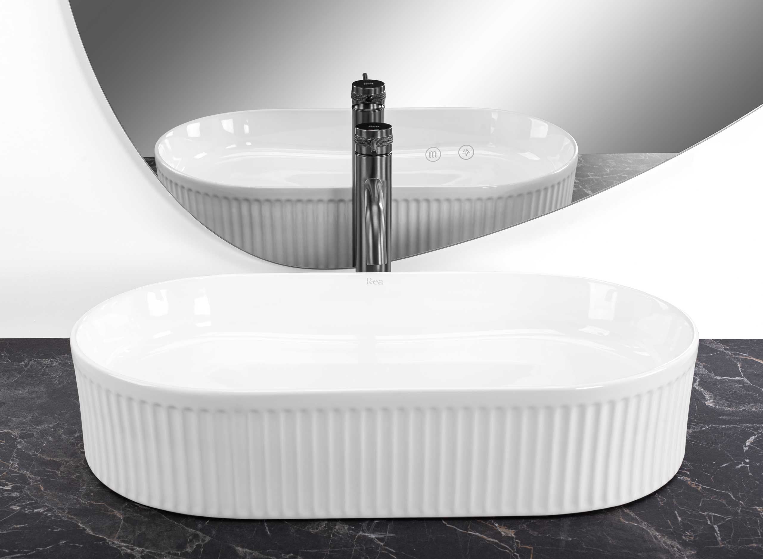 Lavabo Da Appoggio Rea Vanda 61