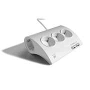 MULTIPRESA 5 P SCHUK 2 USB 2.1A DA TAVOL