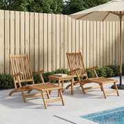 Sedia da Ponte Pieghevole 2 pcs Naturale Legno di teak solido 3426519