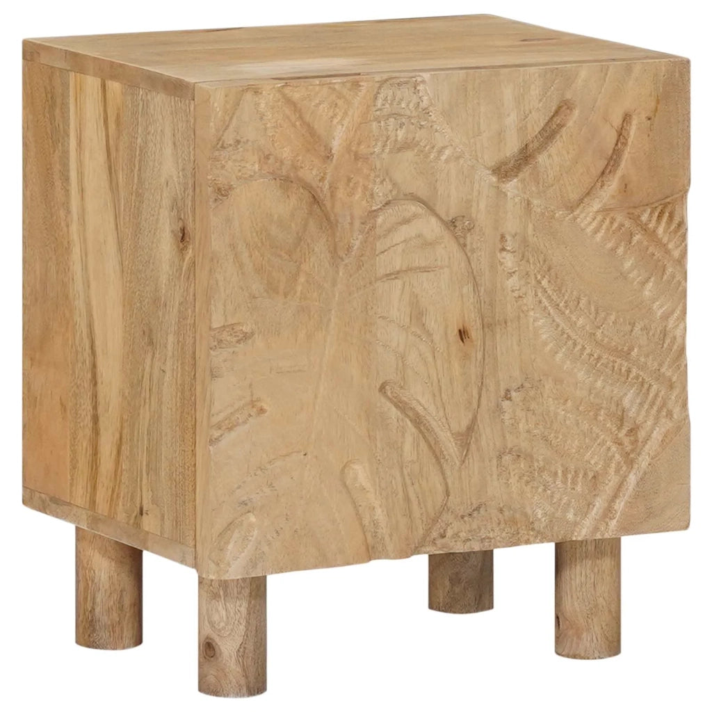 Comodino a muro fatto a mano Marrone Teak 40 x 30 x 45 cm 42020117