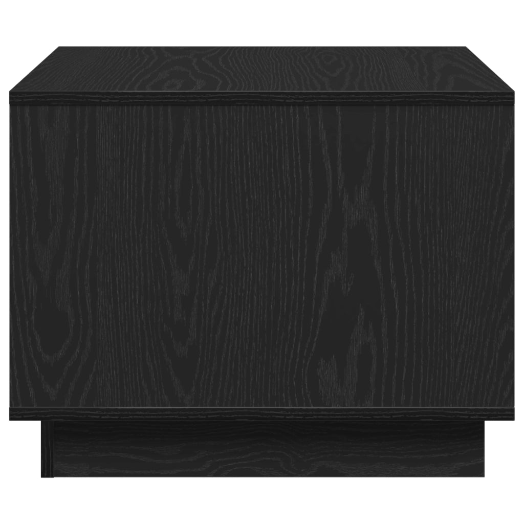 Tavolino da caffÃ¨ in rovere nero 55x55x42 cm realizzato in legno ingegnerizzato