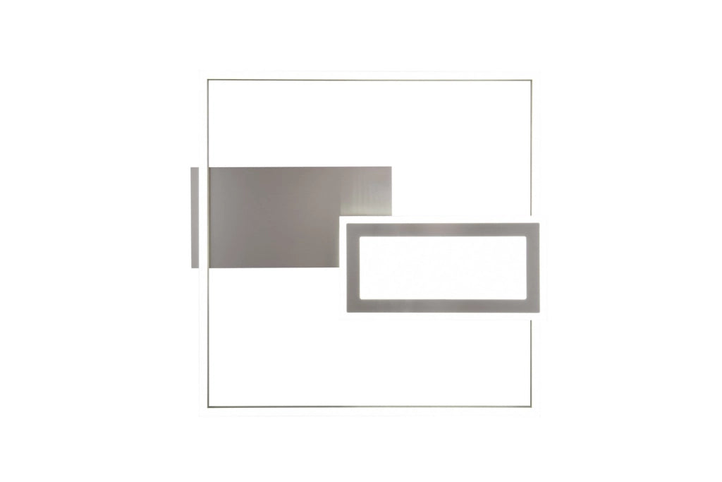 Plafoniera LED geometrica SPIRO RL 32W cromo 53 cm