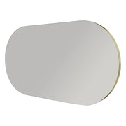 Teco, Specchio Forma Ovale, 45x85h cm Grigio Scuro