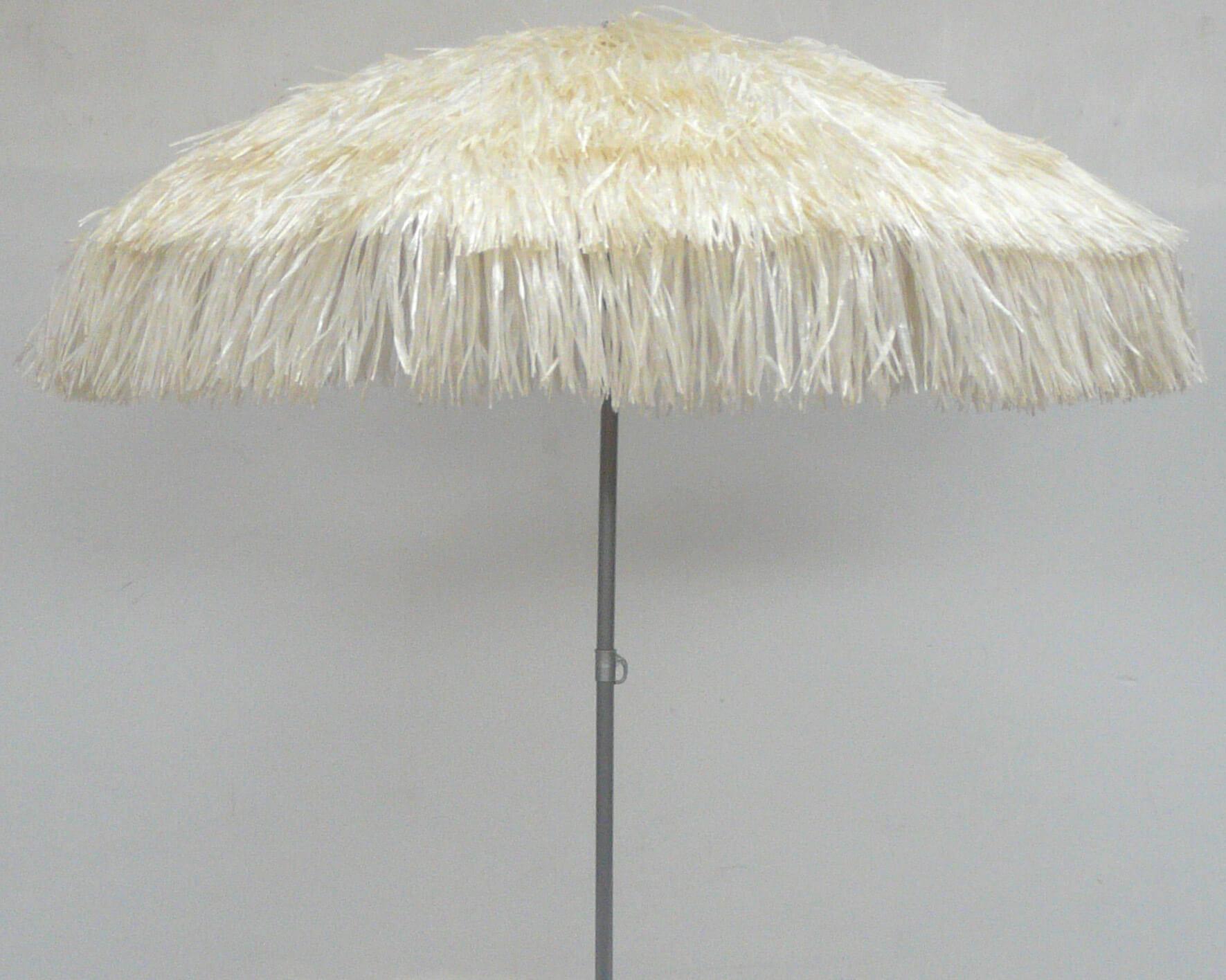 Ombrellone da Giardino Ø2 m Palo Ø33 mm in Acciaio Maffei Kenia Ecrù