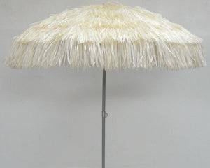 Ombrellone da Giardino Ø2 m Palo Ø33 mm in Acciaio Maffei Kenia Ecrù