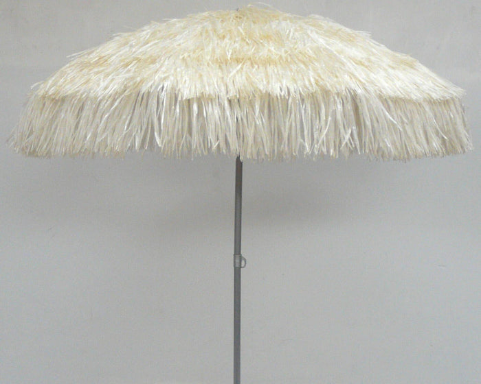 Ombrellone da Giardino Ø2 m Palo Ø33 mm in Acciaio Maffei Kenia Ecrù