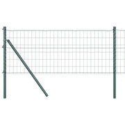 Recinzione da Giardino | Recinzione con Posto Verde 0,8 x 25 m Acciaio e PVC