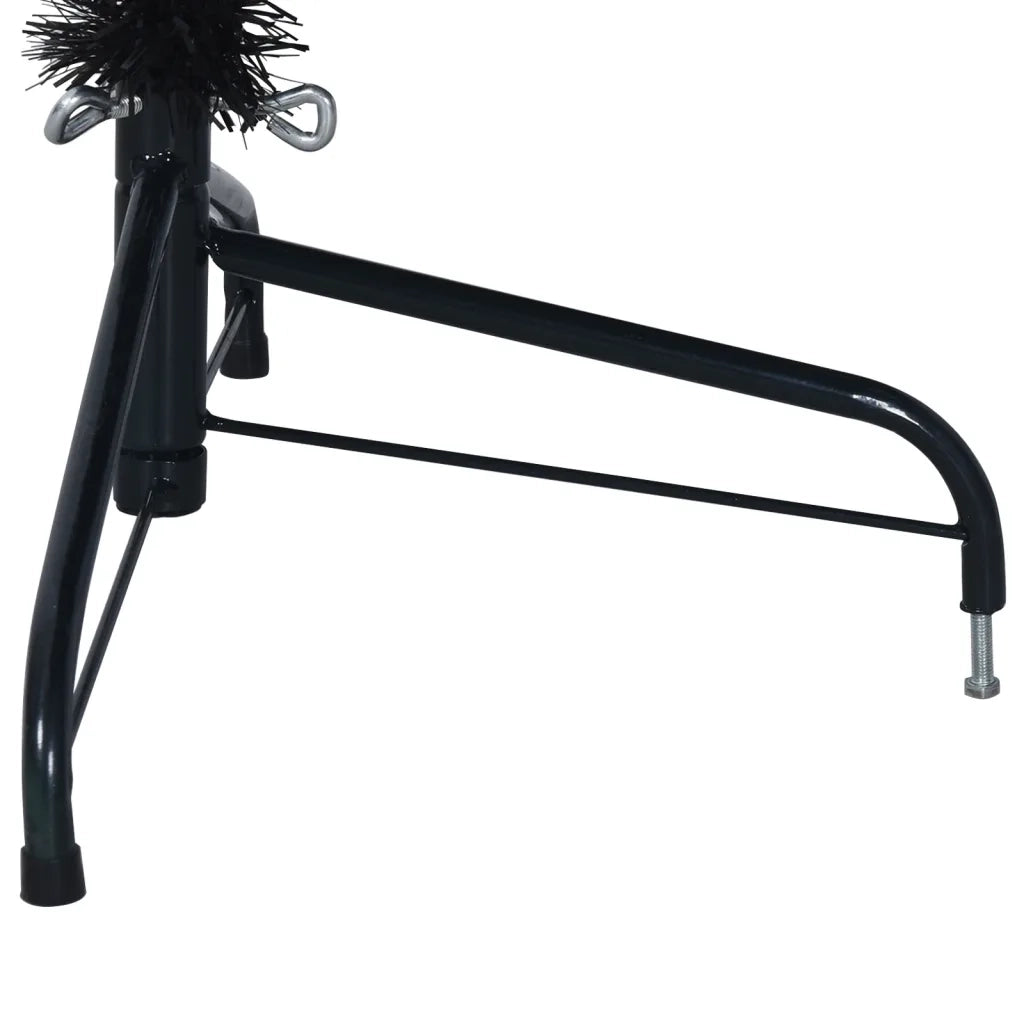 Albero di Natale Artificiale a MetÃ  con Base Nero 180 cm PVC cod mxl 15657