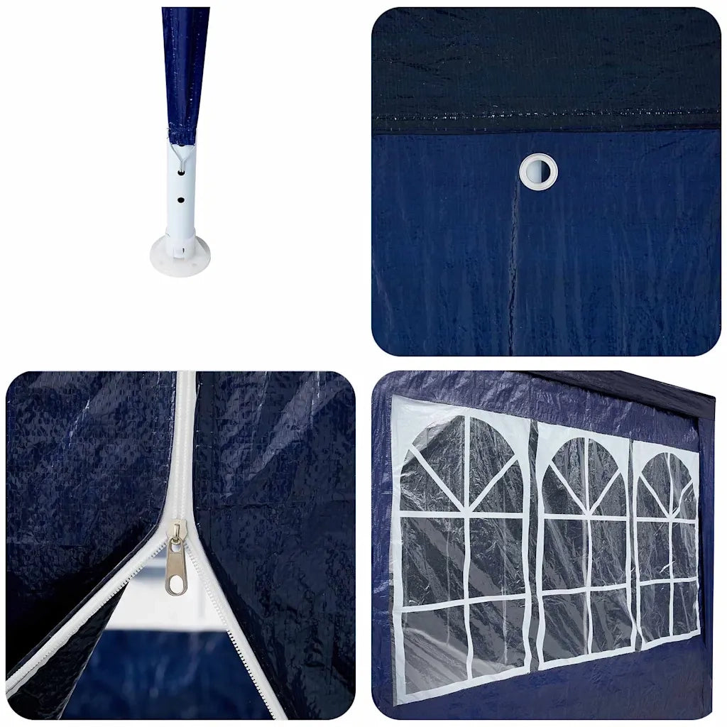 Tenda Party Blu 800 x 400 x 266 cm Polietilene 42003442