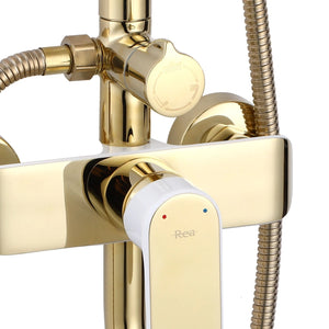 Set Doccia Rea Bloom White Gold