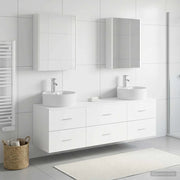 Set di mobili per il bagno 5 pcs Bianco 3406887