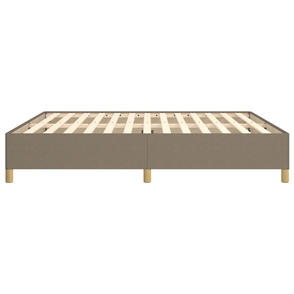 Struttura Letto a Rete a Molle Tortora 180x200 cm in Tessuto