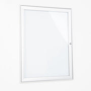 Bacheca con Apertura a Battente 52,1x69,6x2,3 cm in Alluminio Silver
